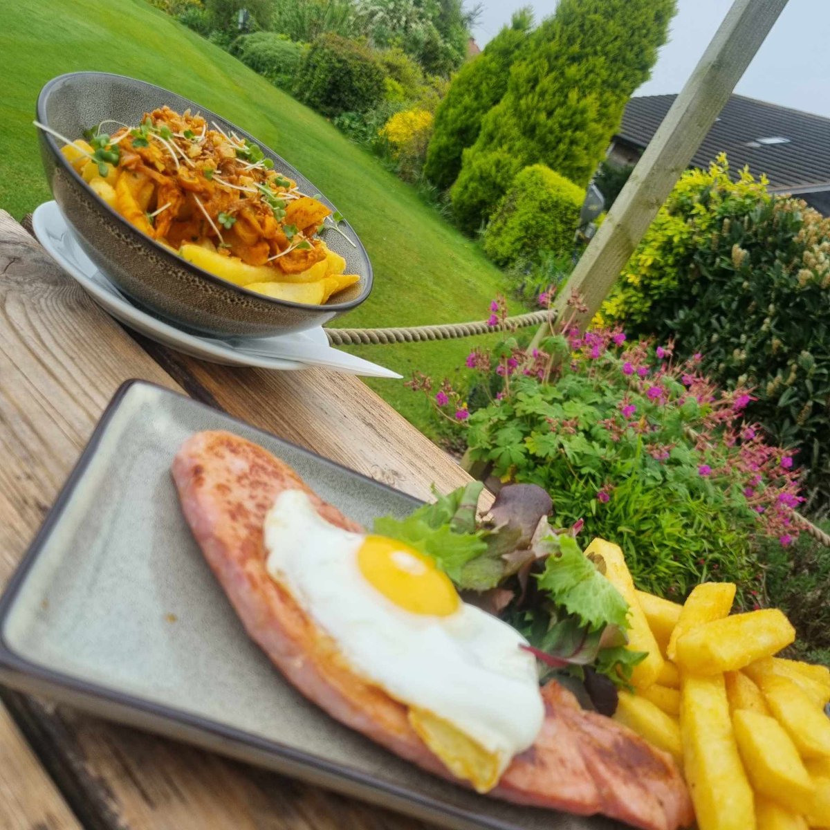 Introducing this week's yummy specials available from today! 😍🍽️ 
- Ham, Egg &amp; Chips £7.95
- Chicken or Veg Tikka with Chips or Jacket Potato £5.95