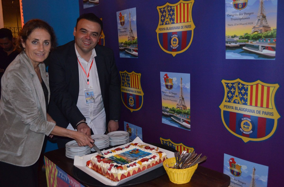 🤗 The @PenyaParis hosted the 10th Meeting of Francophone Penyes! ⛴️ The supporters' clubs had a weekend full of activities and blaugrana passion! 📲 confederaciopenyes.cat/en/10th-congre… 🔵🔴 #FemBarçaFemPenya #ForçaBarça