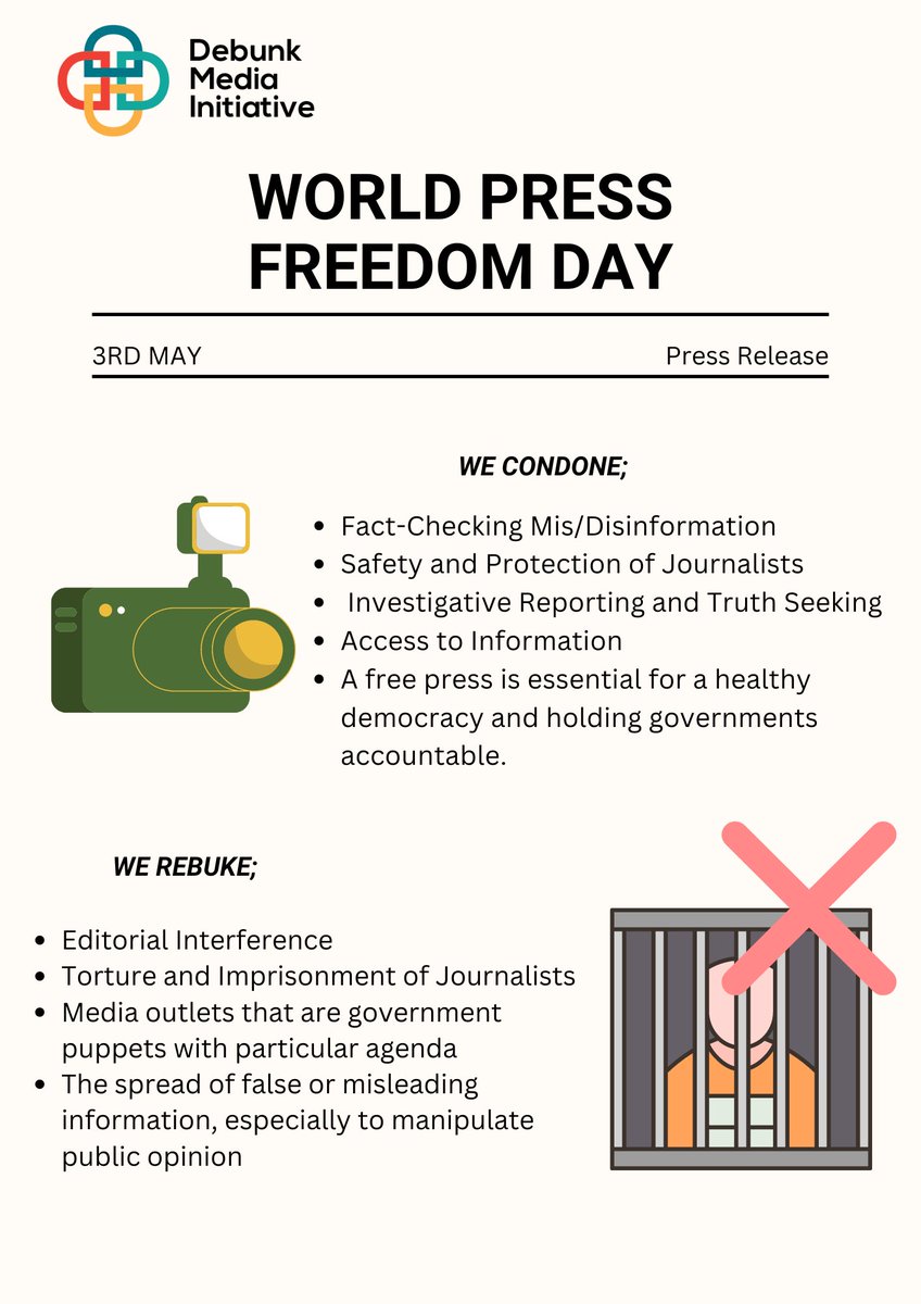 As we celebrate “A Press for the Planet: Journalism in the Face of the Environmental crisis”, our journalism and journalists need saving too. According to Reporters without Borders, 12 recorded journalists have been murdered this year alone. #WorldPressFreedomDay2024