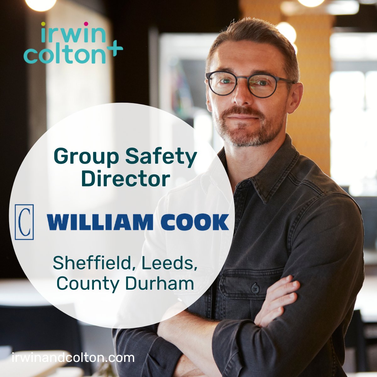 We're delighted to be partnering with William Cook, one of the UK's leading heavy engineering specialists, to secure a new Group Safety Director. To apply, visit irwinandcolton.com/job/group-safe… #safetyjobs #hsejobs