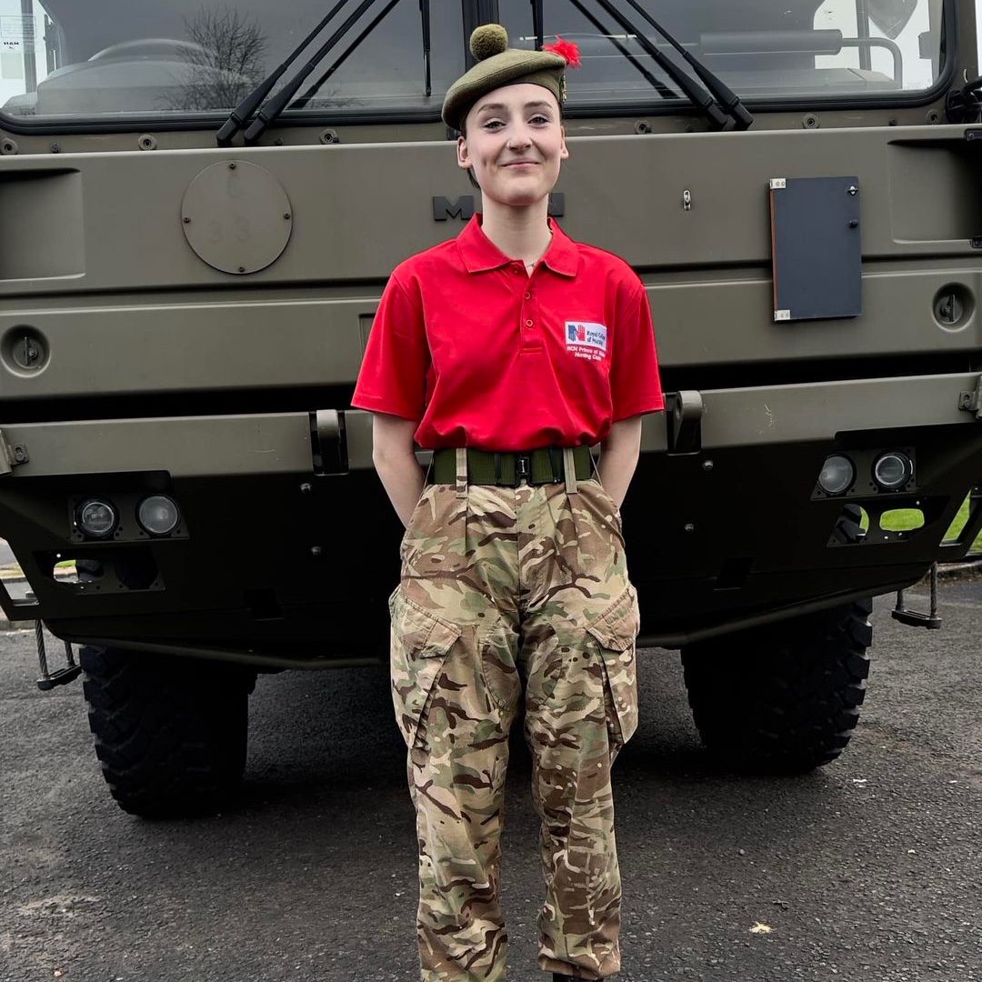 Cadet Sergeant Phoebe Colville of @BWACF has successfully completed the Royal College of #Nursing #Cadet Scheme, marking a significant #milestone in her journey towards #healthcare excellence: ow.ly/o2Th50RvxQJ! 👏 @ArmyCadetsScot @theRCN 📸: @BWACF