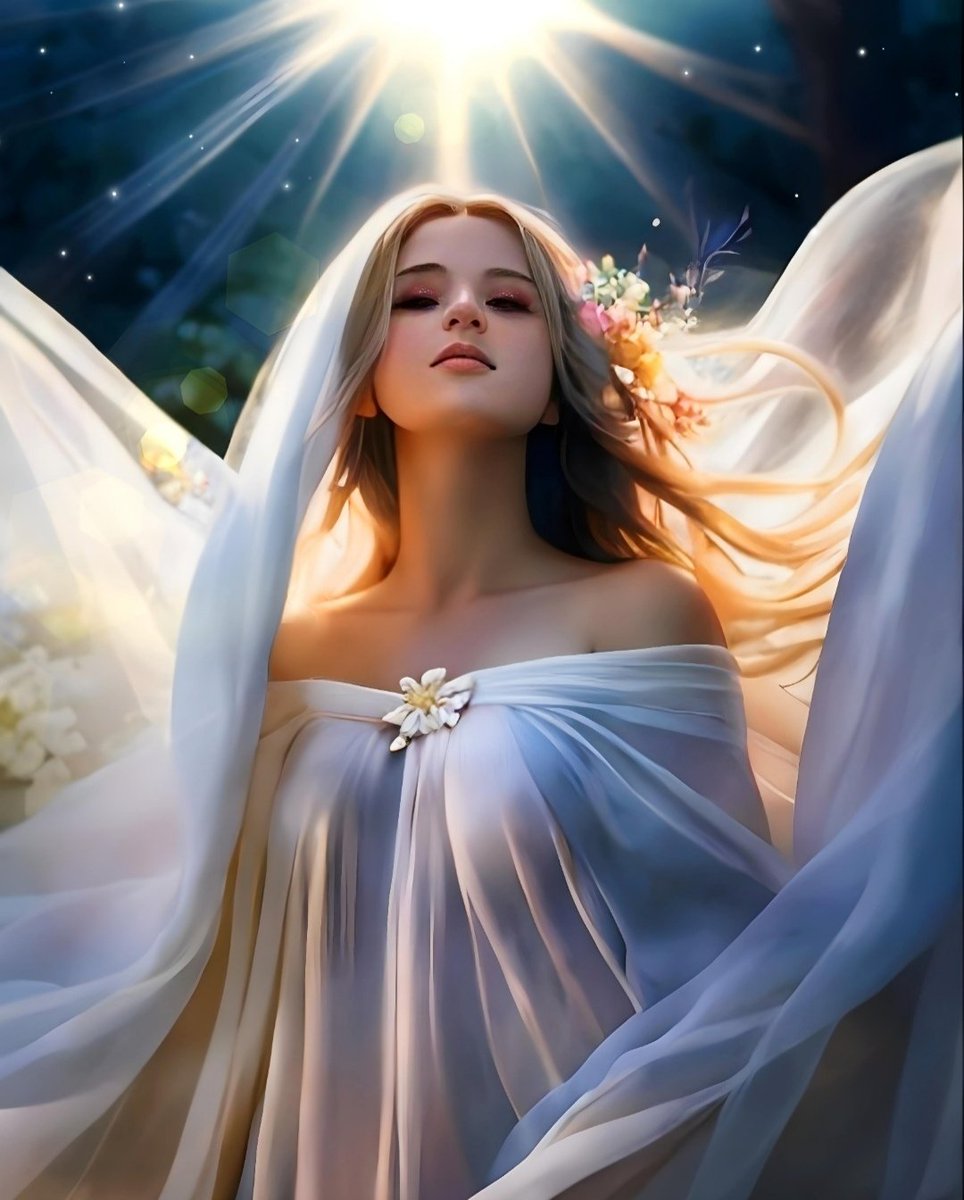 In the mystical chamber of the heart, a sacred love story unfolds—a secret bride awaits the tender embrace of the Eternal Lover. Veiled in the beauty of divine longing, she whispers to the stars, her soul aflame with the ecstasy of union. 💫❤

#SacredLove #DivineUnion