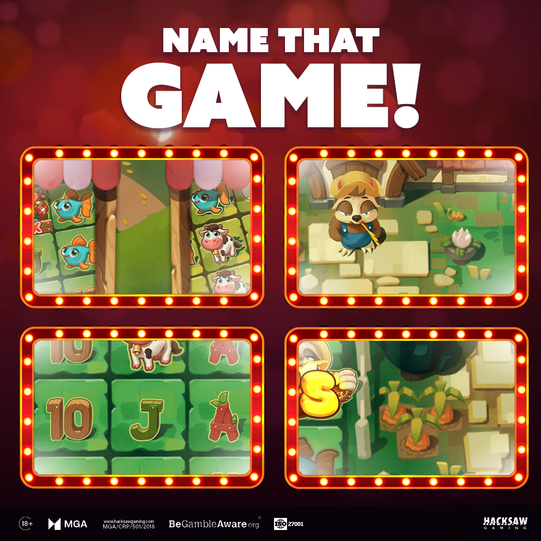 Friday Challenge! How well do you know our games?!

Leave your guesses below 👇

#HacksawGaming #NameThatGame #igaming #slots

🔞 | Please Gamble Responsibly | BeGambleAware.org