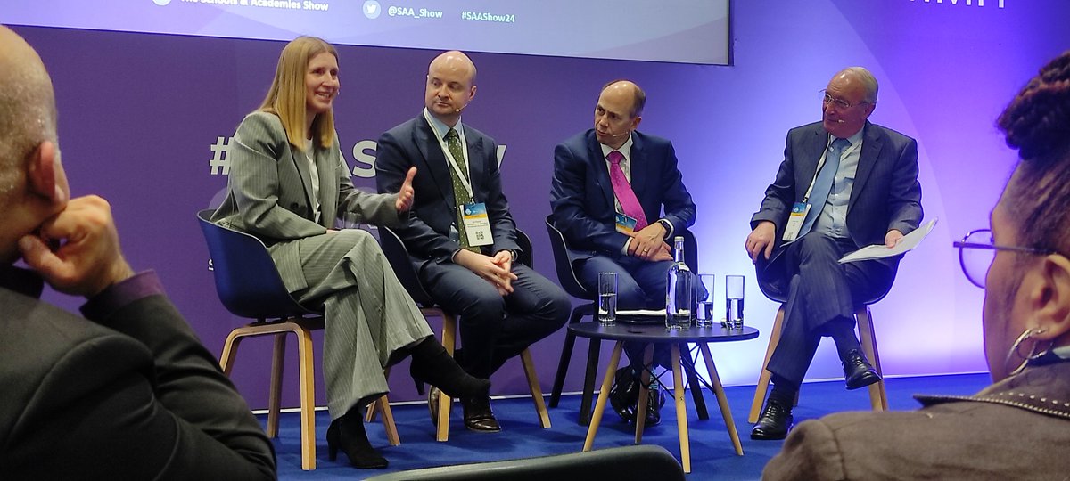 Speaking about the event, Lindsey said, “It was great to share how ESFA is supporting academy trusts so that #education funding delivers great opportunities, and to hear the thoughts and perspectives of attendees who were at SAAS”. @SAA_Show
#SAASHOW