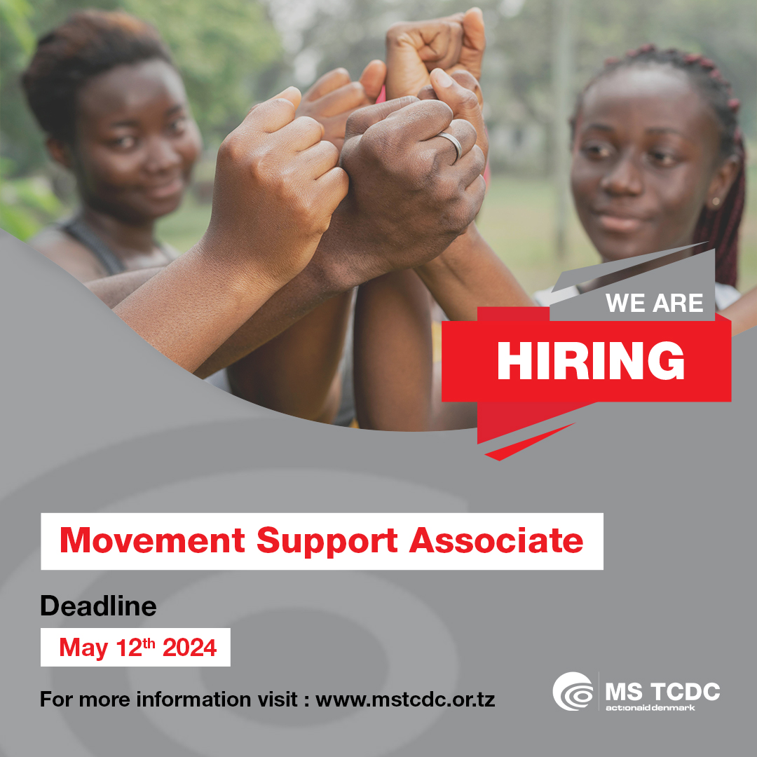Join us as a Movement Support Associate and contribute to administrative duties, supporting social movements across the continent. For more information visit: mstcdc.or.tz/jobs_movement_…