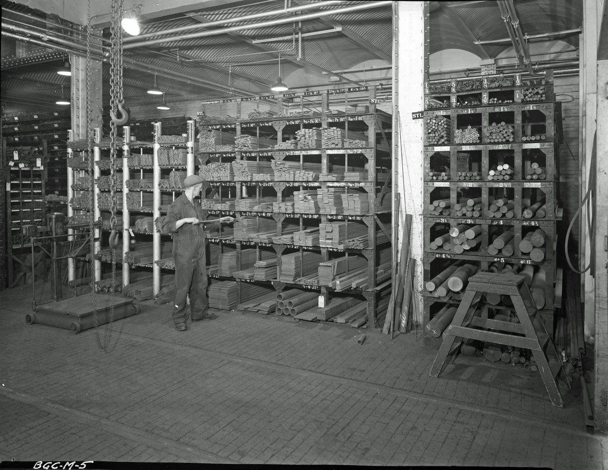 ValenceHouse's tweet photo. Don't you just love an organised store room!
Barking Power Station c1950s #LocalHistoryMonth https://t.co/wRlFxhJeGm