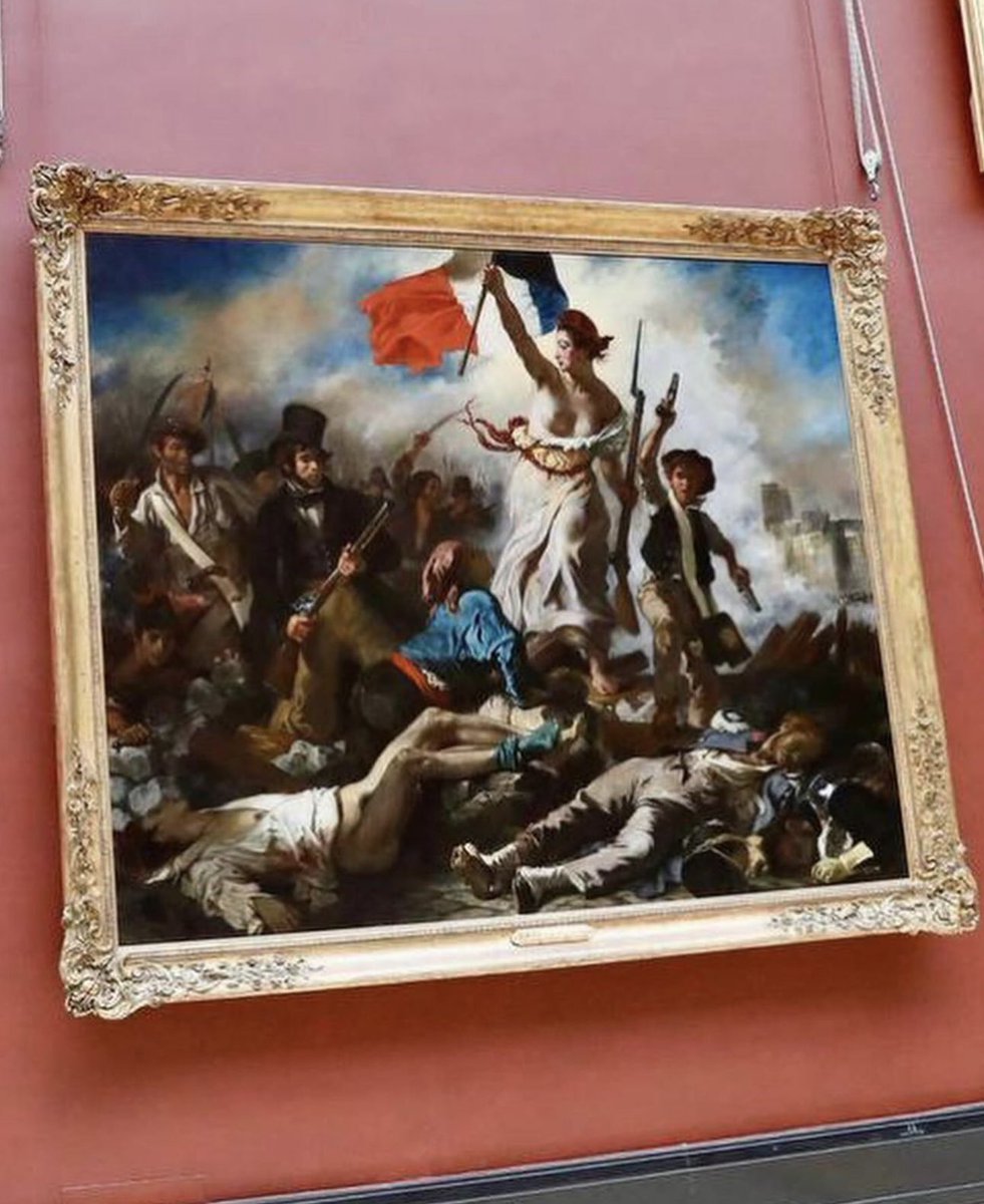 Magnifique rénovation de « La liberté guidant le peuple » La République reprend des couleurs.