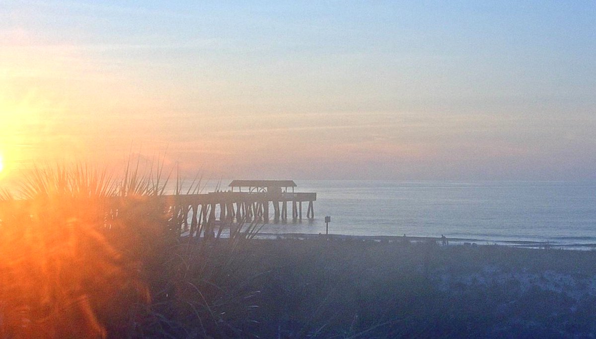 Happy Friday everyone! Look at this beautiful sunrise from Tybee.