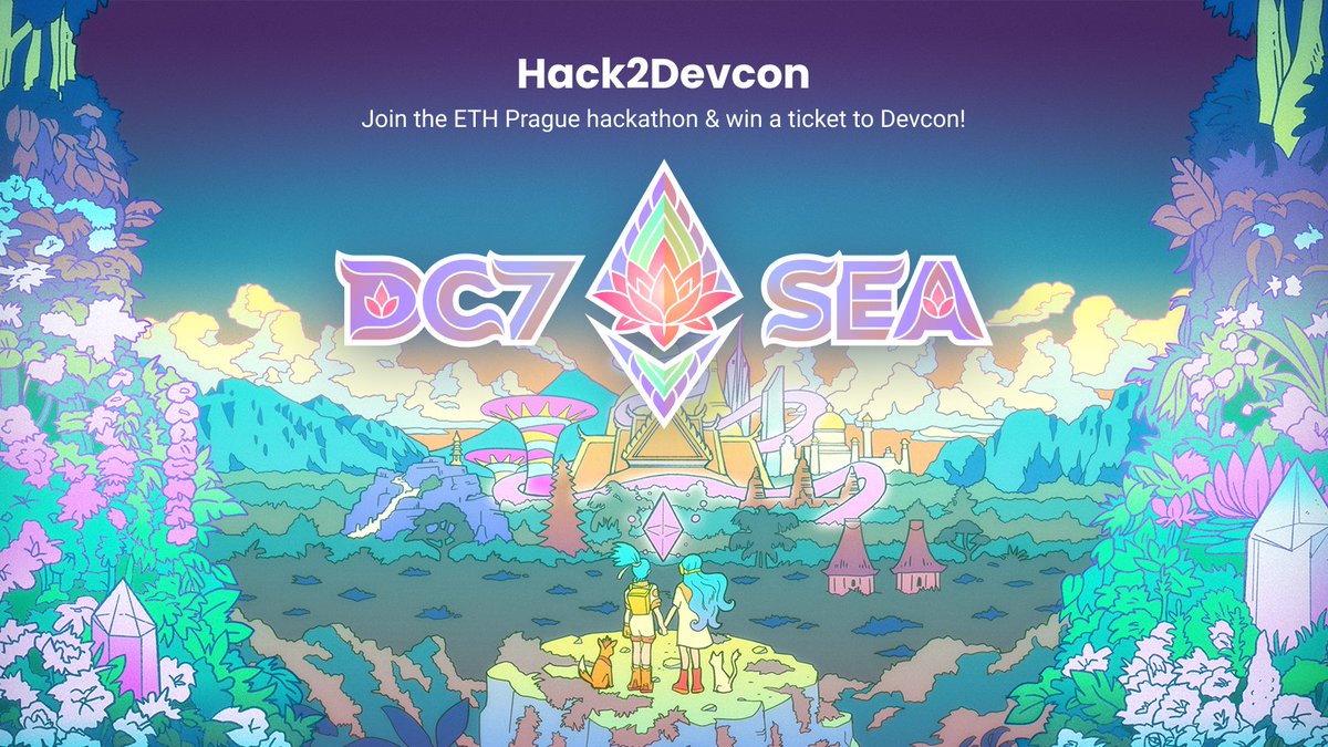 🚨 ATTENTION HACKERS 🚨 🎟️ WIN A TICKET TO DEVCON 7 SEA! 🪷 🔥 Super excited to announce that the winning team members of the Ethereum Innovation track will each get a free ticket to @EFDevcon! 🦄 A huge shoutout to the @EFDevcon team for making this happen! 🫶 🤩 Excited?