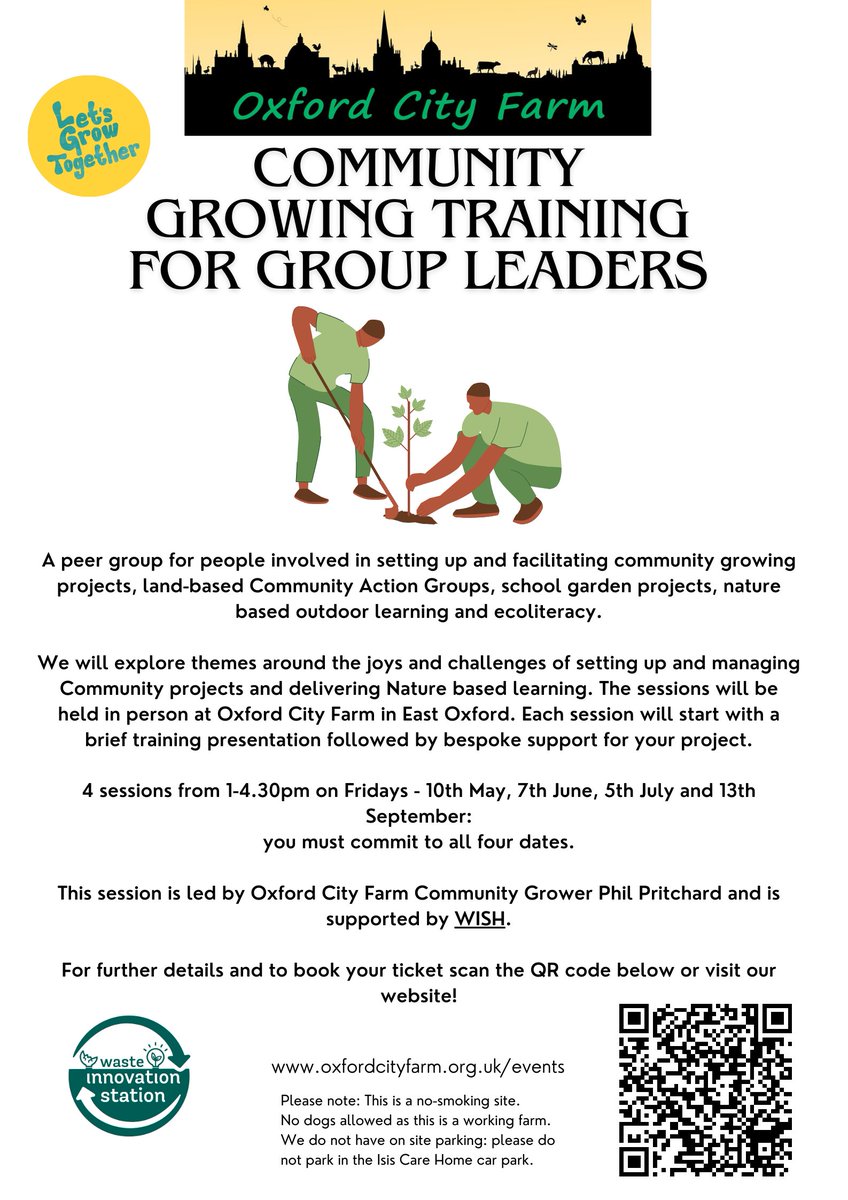 Calling all Community Growers & nature based outdoor learning folk! We've still got a few spots remaining for our Community Growing Training for Group Leaders starting on Friday May 10th. More info & tickets available here: eventbrite.co.uk/e/community-gr…