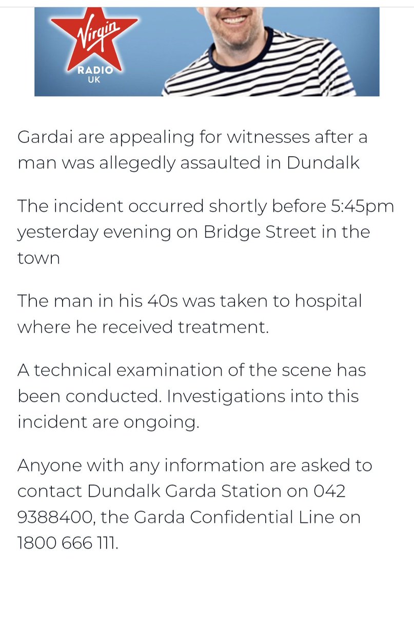 Why is the news report keeping the details of the attacker in Dundalk quite?

#MakeIrelandSafeAgain