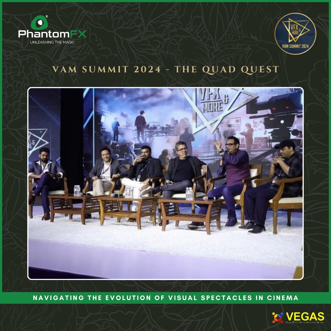 phantomfx_india's tweet photo. Our CEO/Founder &amp; VFX Supervisor Bejoy Arputharaj indulges in a refreshing and captivating discussion with the industry experts at #VAMSUMMIT 2024 on 'Navigating the evolution of visual spectacles in Cinema' 🌟

#PhantomFX #VFX #VAMSummit #Phantomites #GetPhantomed  #VEGAS https://t.co/WqovDxIxyF