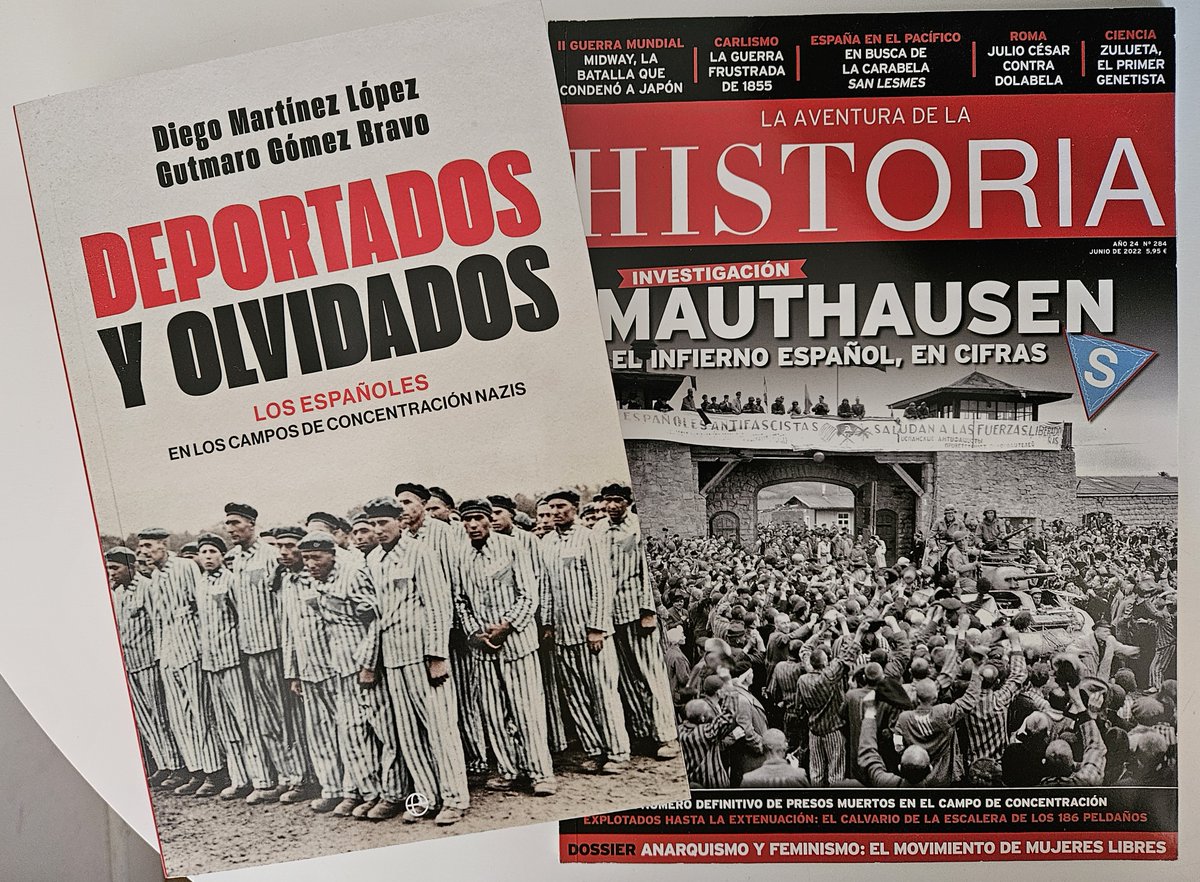 El 5 de mayo se conmemora el Día de homenaje a los españoles deportados y fallecidos en campos de concentración y a todas las víctimas españolas del nazismo. 👉En el nº 284, 'Mauthausen, el infierno español, en cifras', por @DiegoMartinezL y @gunde_bravo latiendadehistoriayarte.com/articulo/numer…