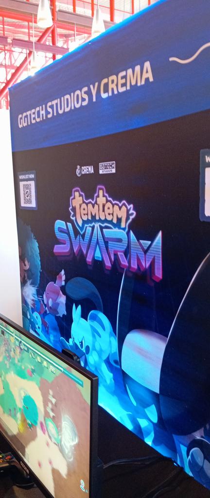 A lot of indies to get through today at @guadalindie. Jimmy's currently playing @PlayTemtem. Go check it out. #CelebrateIndies