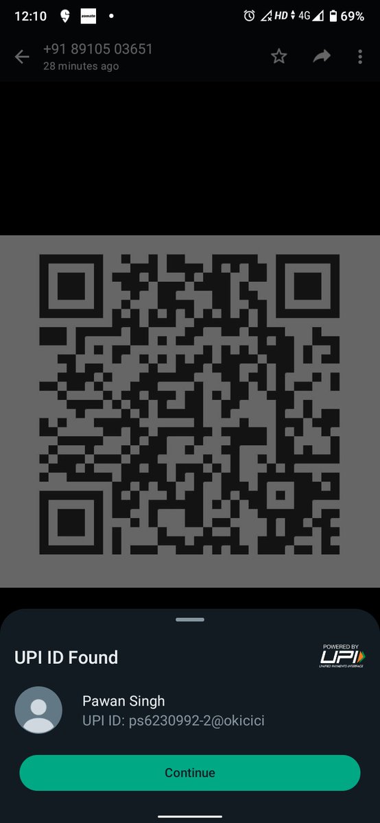 sid__k_'s tweet photo. "The scammer requested personal documents and a ₹3000 payment via QR code. Luckily, I realized it was a scam. Please help spread awareness &amp; report similar incidents #FlipkartScam"
His Upi Id and contact is available in the photos. https://t.co/6Aj2iabHPU