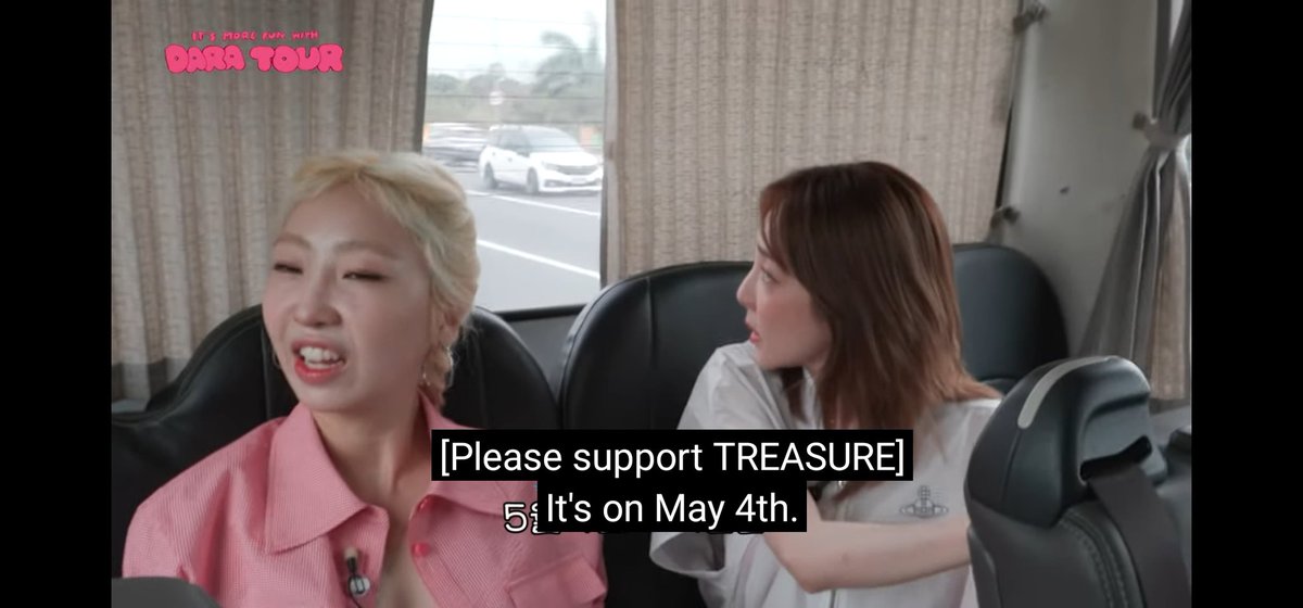 @krungy21 and @mingkki21 saw the concert ad of @treasuremembers ! 

Thank you Darong and Dara Tour Team for promoting #트레저 #TREASURE #TREASURE_REBOOT_IN_MANILA 🫶