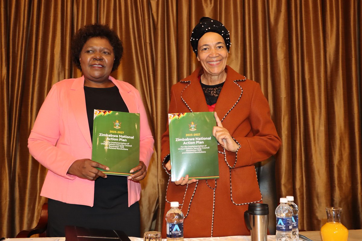 #HappeningNow #official 

The @UN UNSCR 1325 National Action Plan on #WomenPeaceSecurity has been officially launched today. This historic launch promises to boost Women’s Empowerment, Promote Peace & Champion Gender Equality in the country
@InfoMinZW @GenderZimbabwe @fatoulo11