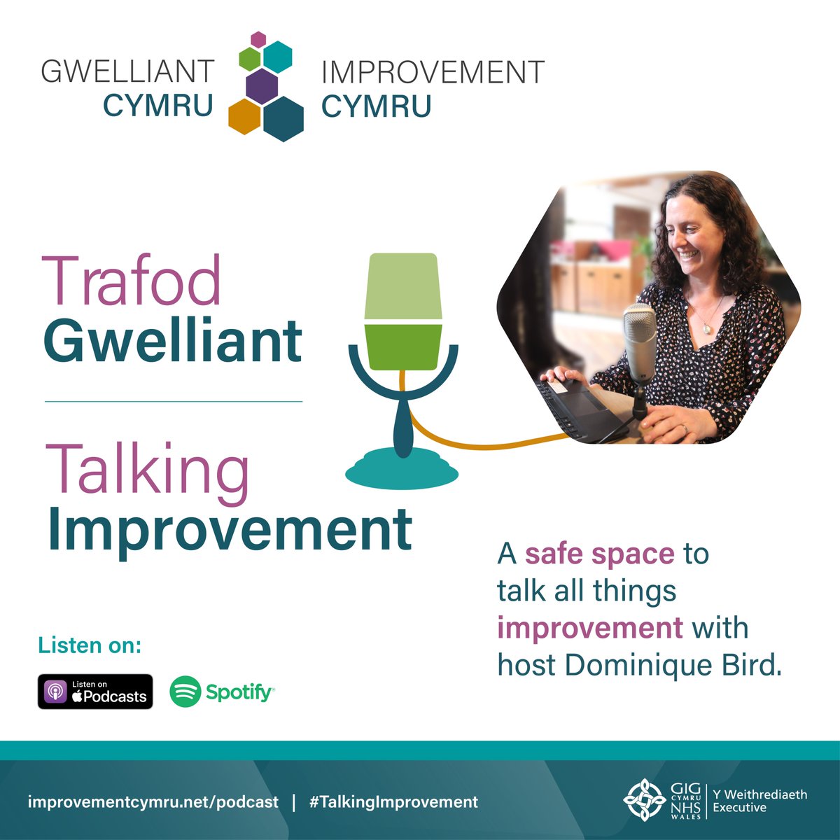 The #TalkingImprovement podcast is back for series 2! ☕️Grab a cuppa and join Dominique Bird as she sits down with a variety of guests from across #NHSWales to discuss their incredible improvement stories. 🎙️ All new episodes available now. ➡️executive.nhs.wales/functions/qual…