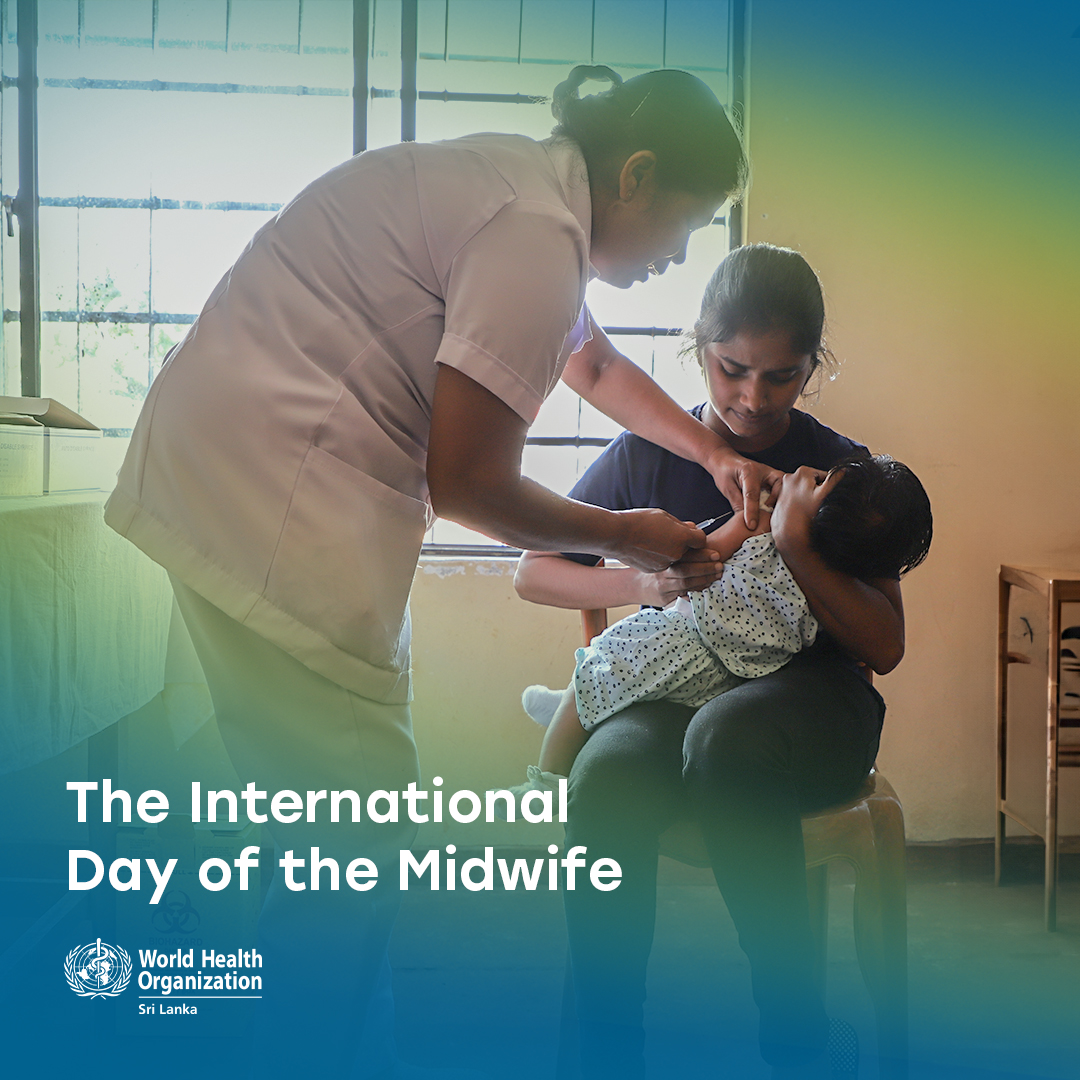 In 2023, 90% of infants received home visit at or around 42 days post-delivery, by Public Health Midwives delivering core package of essential newborn care interventions. #MidwivesSaveLives, serving as the cornerstone of maternal and child healthcare in Sri Lanka @WHOSEARO #IDM