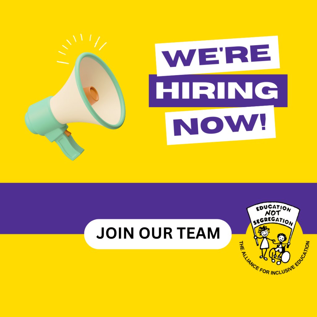 We are recruiting! Apply now to join our growing team and campaign for inclusive education for all Disabled people 📢 We are adding two new roles to our team, Social Media Co-Lead and Events and Administration Co-Lead. More information and to apply: mailchi.mp/allfie/allfie-…
