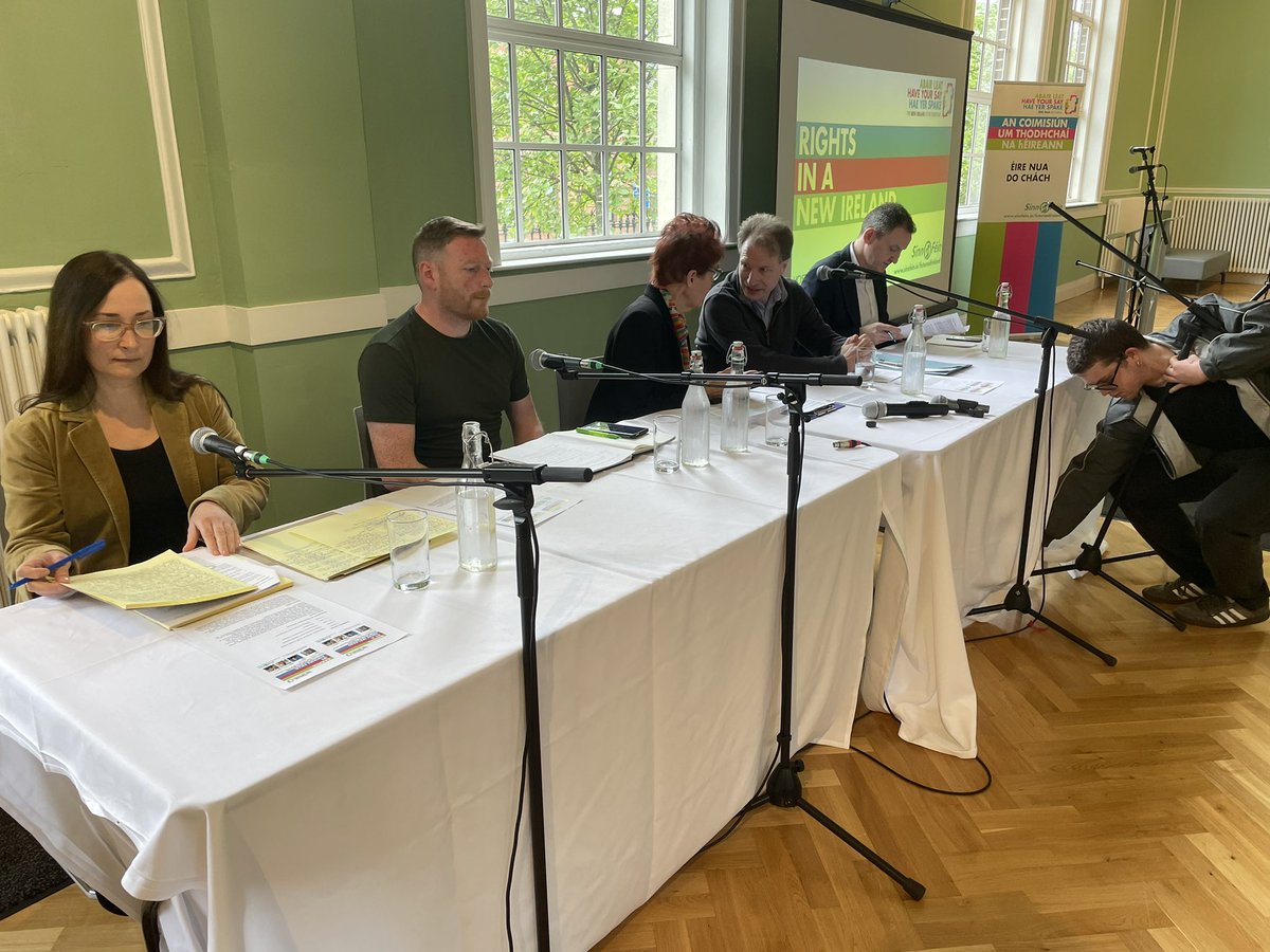 Declan Kearney: “The Good Friday Agreement and the peace process have transformed Ireland, North and South. Our challenge is to complete the work commenced 26 years ago in the Agreement.” It’s now over to the expert panel and the audience to discuss these issues.