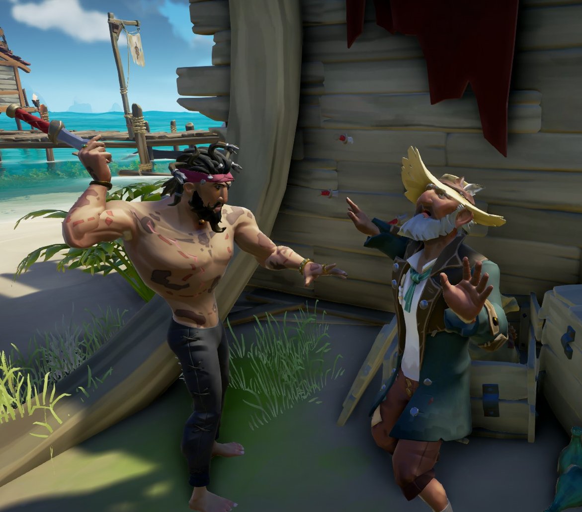 HELP!!! 😳
@CaptLongsharts  🗡️ 
#SeaOfThieves