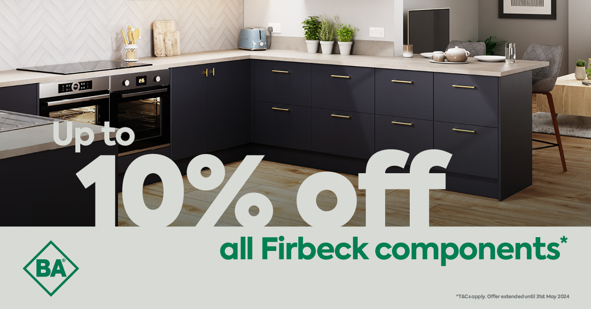 Great news 🙌 We have extended our offer on up to 10% off all Firbeck components until 31st May 2024 ✨ Order online today on MyBA for great savings. T&C's apply.
