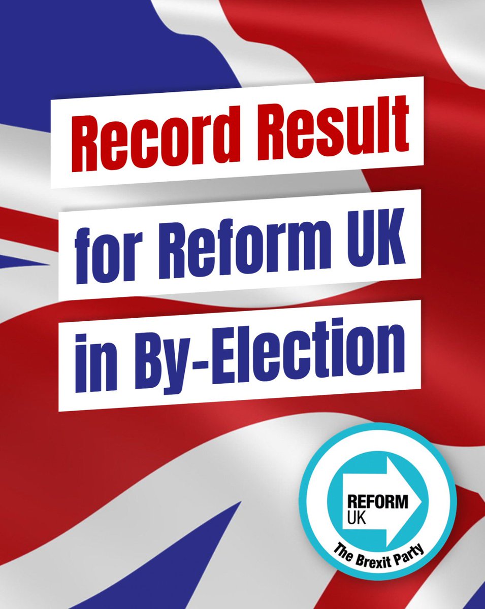 After last nights results, which confirmed Reform UK are on the way up and The Tories are on the way down, there has never been a better time to join Reform UK. 🇬🇧 Join us now, to play your part in saving Britain: loom.ly/zIyCQXo