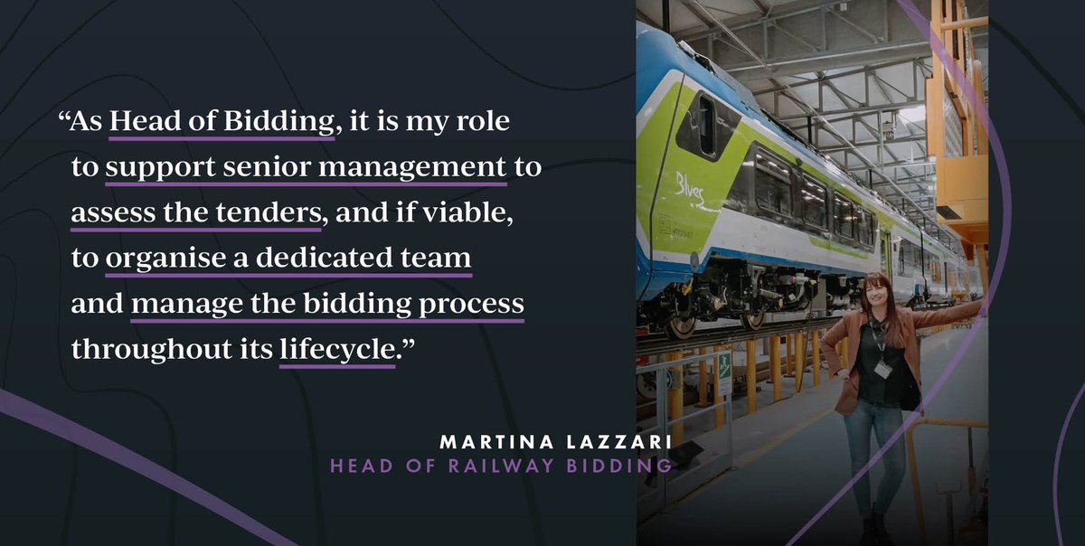 #TeamHitachi Meet our Head of Railway Bidding, Martina Lazzari. Together with her team, Martina manages the full life-cycle of the bidding processes behind our transformative projects. Read Martina’s blog to find out more: bit.ly/3UD1eDQ