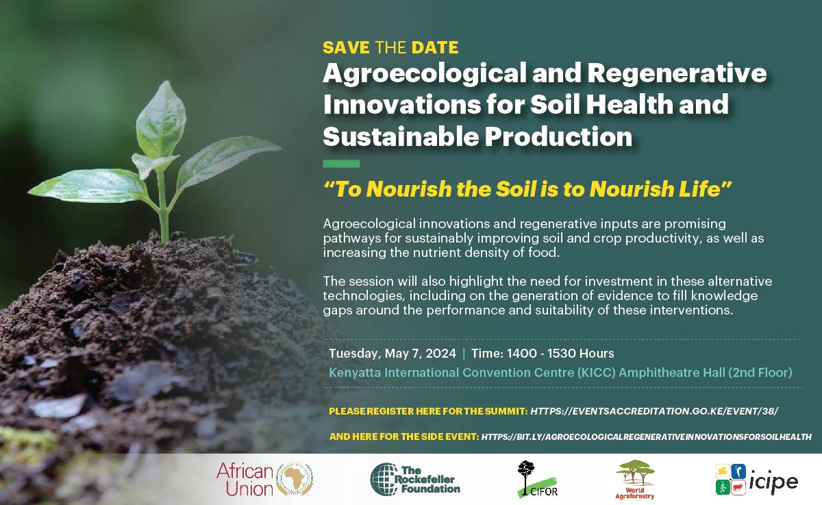 Join us at the Africa Fertilizer and Soil Health Summit #AFSH24 #ListenToTheLand <a href="/RockefellerFdn/">The Rockefeller Foundation</a>