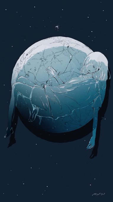 「全身 月」のTwitter画像/イラスト(新着)