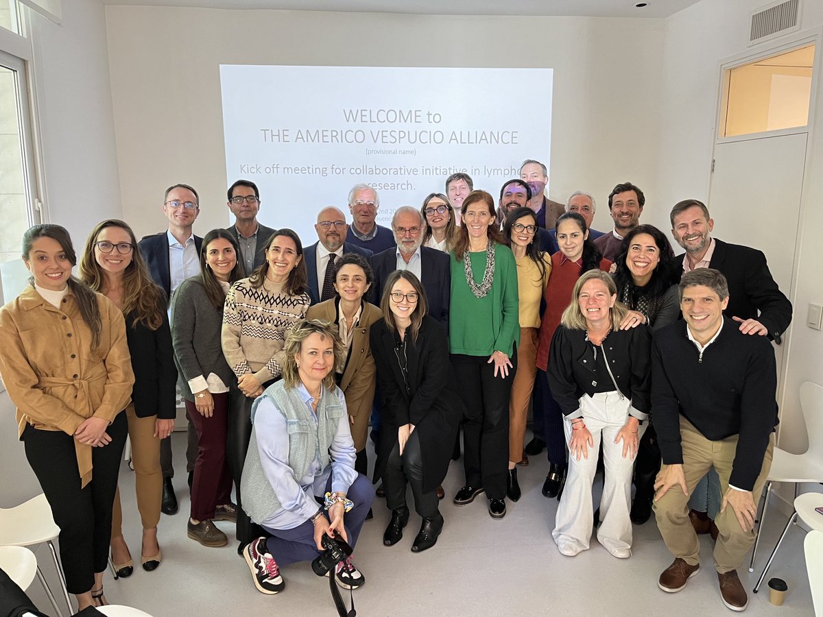 A unique meeting to encourage international colaboration in lymphoma research ⁦<a href="/massimofederic6/">massimofederico</a>⁩ ⁦<a href="/StefanoLuminari/">Stefano Luminari, MD</a>⁩ ⁦@andresferrri@juanarriola