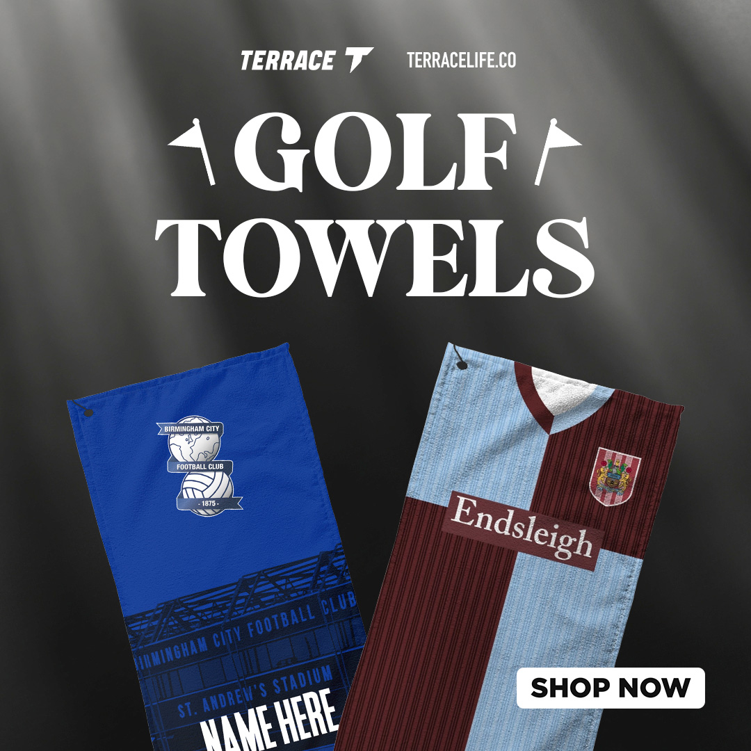 Take your club colours to the course at terracelife.co!