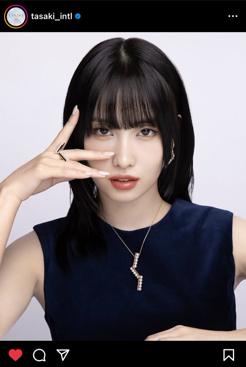 🆕TASAKI via Instagram post

Onces, please make sure to like and engage in the official post:

🔗instagram.com/p/C6gI770JSNq/…

MOMO FOR TASAKI
#TASAKIxMOMO #TASAKI70
@JYPETWICE @JYPETWICE_JAPAN @TASAKI_JP