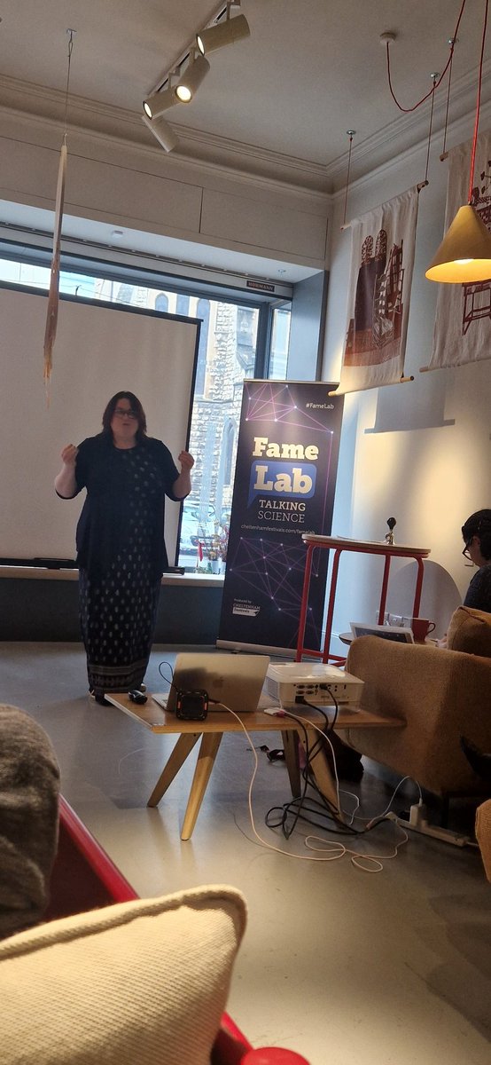 While <a href="/cheltfestivals/">Cheltenham Festivals</a> Jazz Festival is in full swing, our <a href="/FameLab/">FameLab</a> UK finalists are also in Cheltenham for their 2 day Masterclass. We can't wait until the #FameLab UK final on 7th May as part of the science festival. Tickets available: cheltenhamfestivals.com/science/whats-…