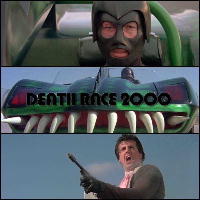 Death Race 2000 (1975) Dir. Paul Bartel David Carradine #Frankenstein Sylvester Stallone #MachineGun