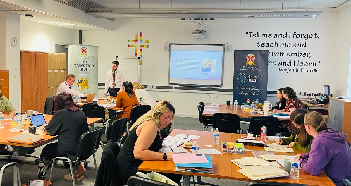 Delighted to finally meet #leaders on the  #NPQLBC programme today <a href="/StPatsRC/">St Patrick's RC High School</a>😀
Thanks to our amazing facilitators – Keith and Dan👏
Great #questions + #networking 💡
#passionate about #behaviour + #culture + #highexpectations
@CofE_EduLead 
<a href="/RCSalfordEd/">Diocese of Salford Department for Education</a>
<a href="/Thestpatscentre/">The St Patrick's Centre of Educational Excellence</a>