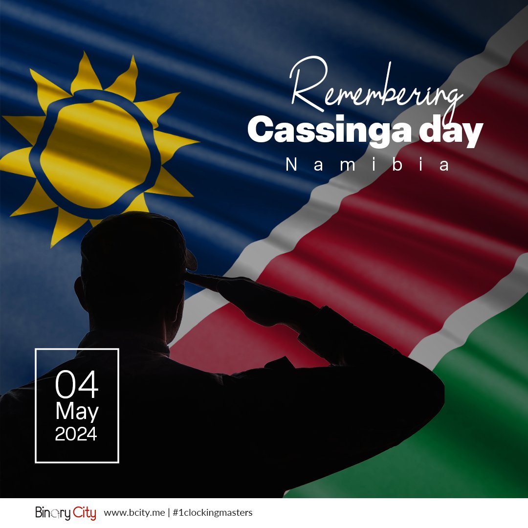 Commending the bravery and resilience shown by the people of Namibia! Today we remember your sacrifice. #cassingaday2024 💪❤🤗 #namibia #CassingaDay #1clockingmasters #binarycity bcity.me