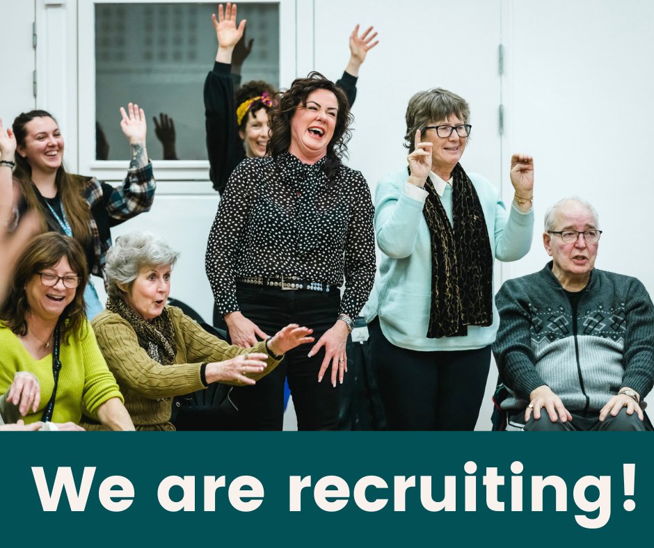 Passionate about arts & health? Join our team! We're searching for a Creative Health Connector to connect people with lived experience of ill health to creative activities to improve wellbeing. bit.ly/3JKvNBl Deadline 10th June Salary £30,995 pro-rata (£18,597 0.6 FTE)