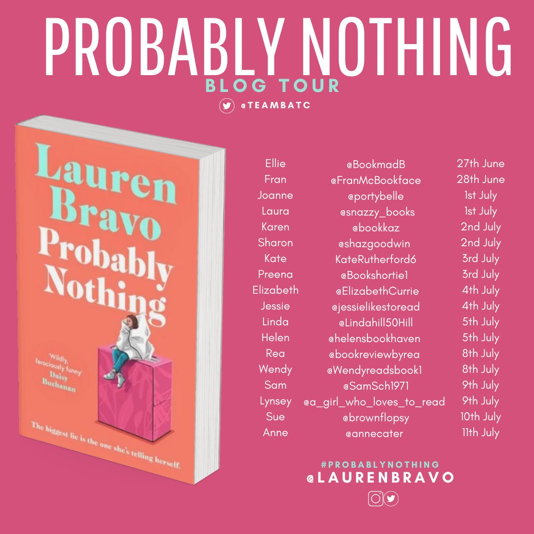 Book mail... Probably Nothing by Lauren Bravo Thank you @BookMinxSJV @TeamBATC for sending this my way ahead of the blog tour #BookTwitter #BookPost #ProbablyNothing