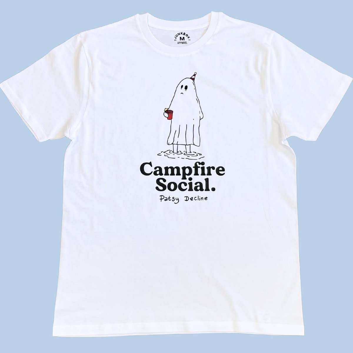 It’s #bandcampfriday and we have new limited T-shirts for Patsy Decline! campfiresocial.bandcamp.com/merch T-shirts by @junkbox Design by @edacheanimation Link, as always, in the bio