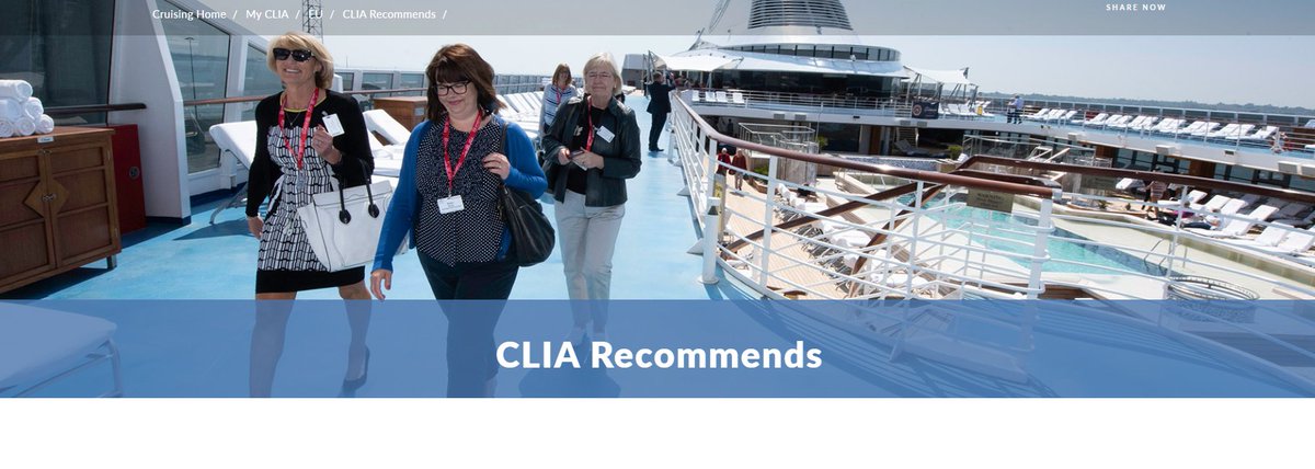 🤩 Looking for the latest trade competitions, incentives, ship visit days and fam trip opportunities? Simply head to the CLIA Recommends section of our website for everything you need to know: cruising.org/en-gb/my-clia/…