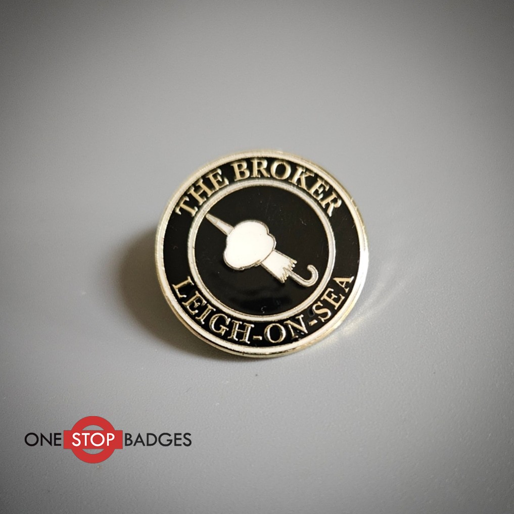 Soft Enamel Badges #essexpub #leighonsea #thebroker #pub #custompins #enamelbadges #pinbadges #pinlife #pins