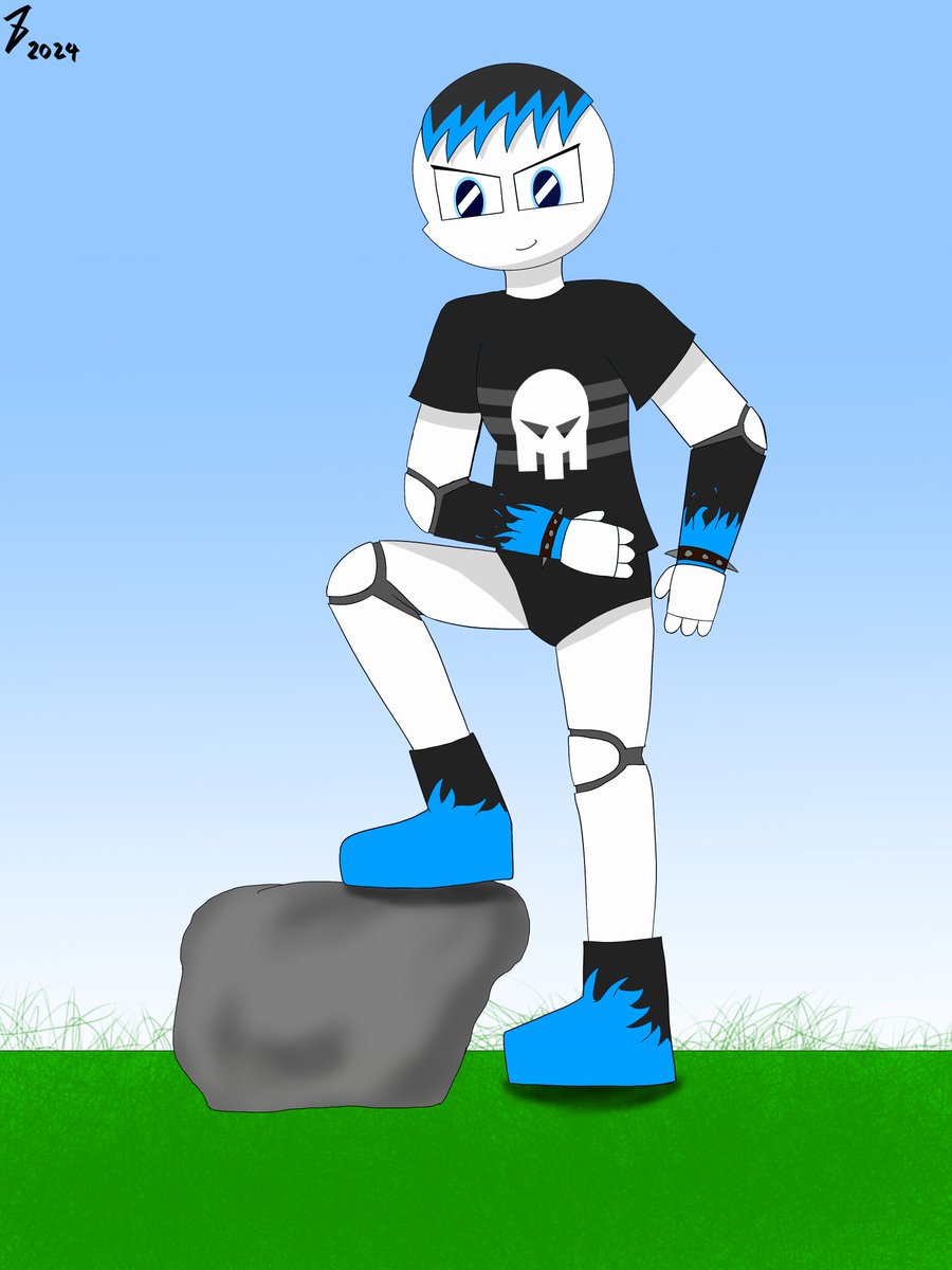 Draw my buddy <a href="/XJVenom/">MRX-3</a> oc (call: blade), hope you like it. ^^

#artwork #fanart