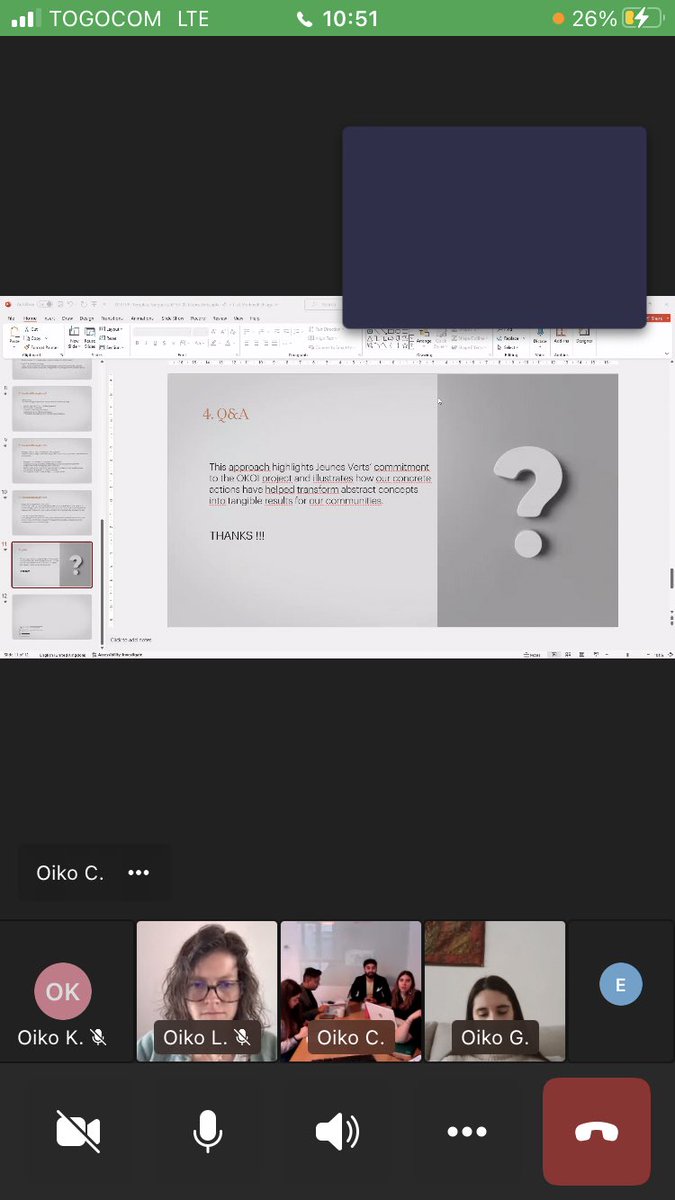 Very happy to share my experiences on the climate smart communities project with <a href="/Oiko_Logica/">Oiko Logica</a> students
<a href="/jeunesvertsngo/">NGO Jeunes Verts</a>