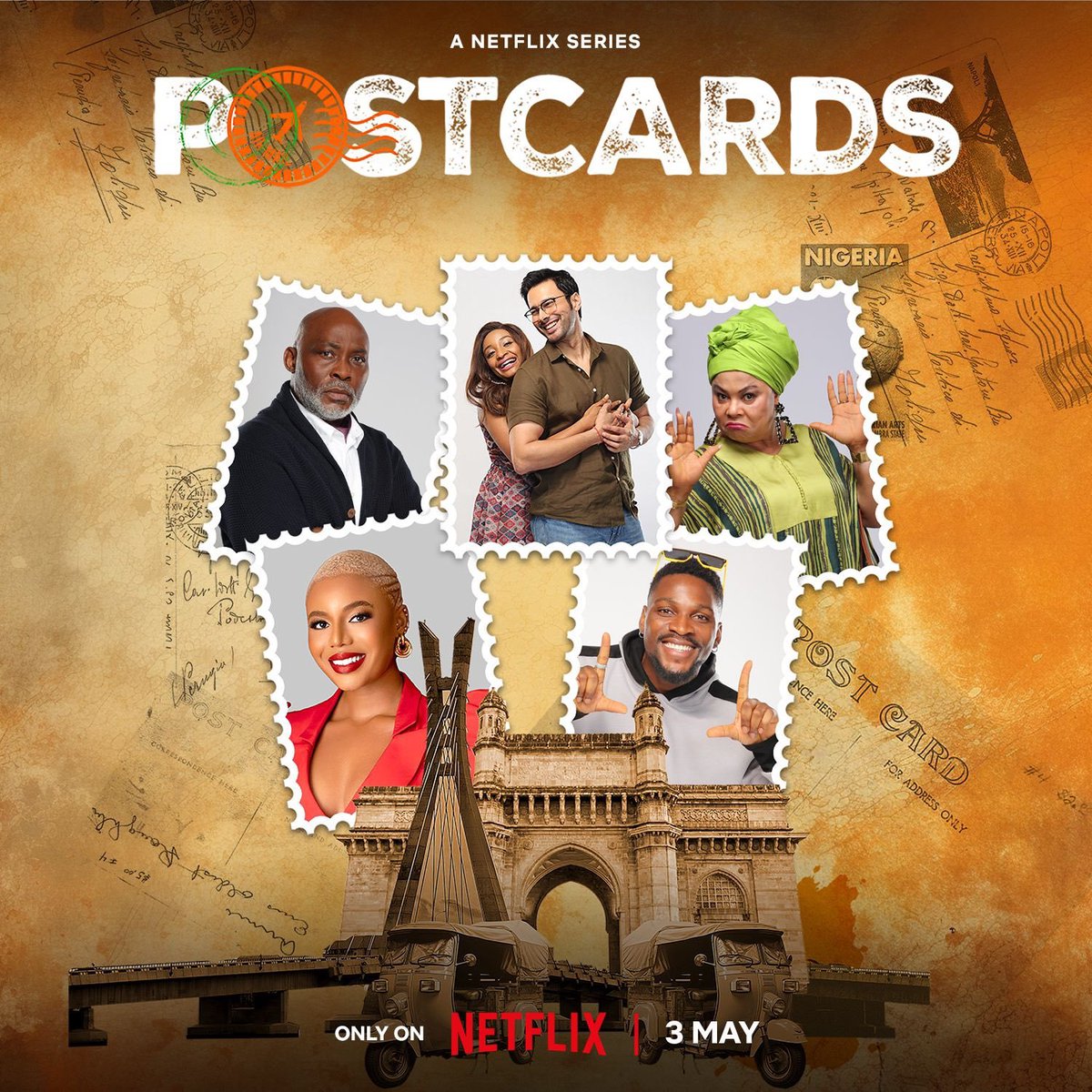 Postcards is out on Netflix Today.

Go Stream it!!!.

Dayplayer & BG talents sourced through my Agency.

#PostcardSeries
#RareGemCastings.