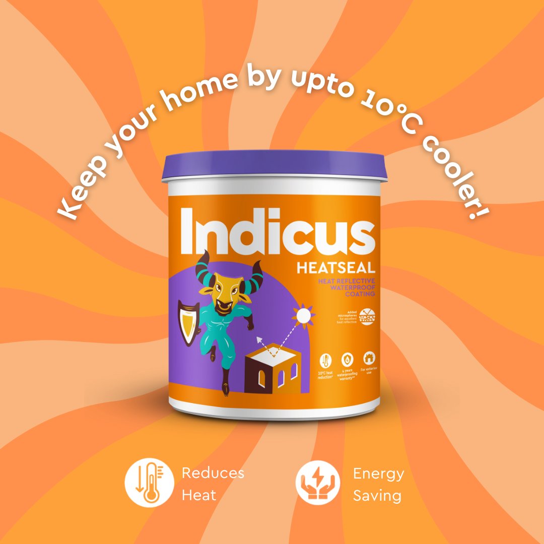 Don't let summer heat catch you off guard, make sure to Indicus Heatseal to your list of priorities.
#INDICUSHeatseal #mustdo #Todos #HeatReflectiveCoating #CoolInteriors #StayCool #TNsummer #Tamilnadu #Tamilnadusummer #CoolCoating #Waterproofing #IndicusPaints #VNCgroup