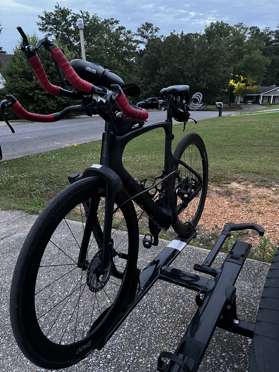 Pedals are reattached. Loaded up and ready to go!