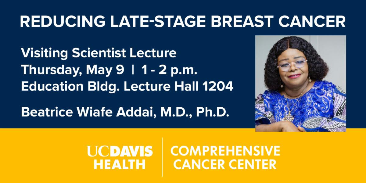 Mark your calendars for May 9, 2024, because UC Davis Health Comprehensive Cancer Centre is about to host a scientific lecture by none other than Dr. (Mrs.) B. Wiafe Addai! @uicc @ucdavis @tevapharm @DirectRelief @IARCWHO Register Now! It's Free lp.constantcontactpages.com/ev/reg/gvxjm9g…