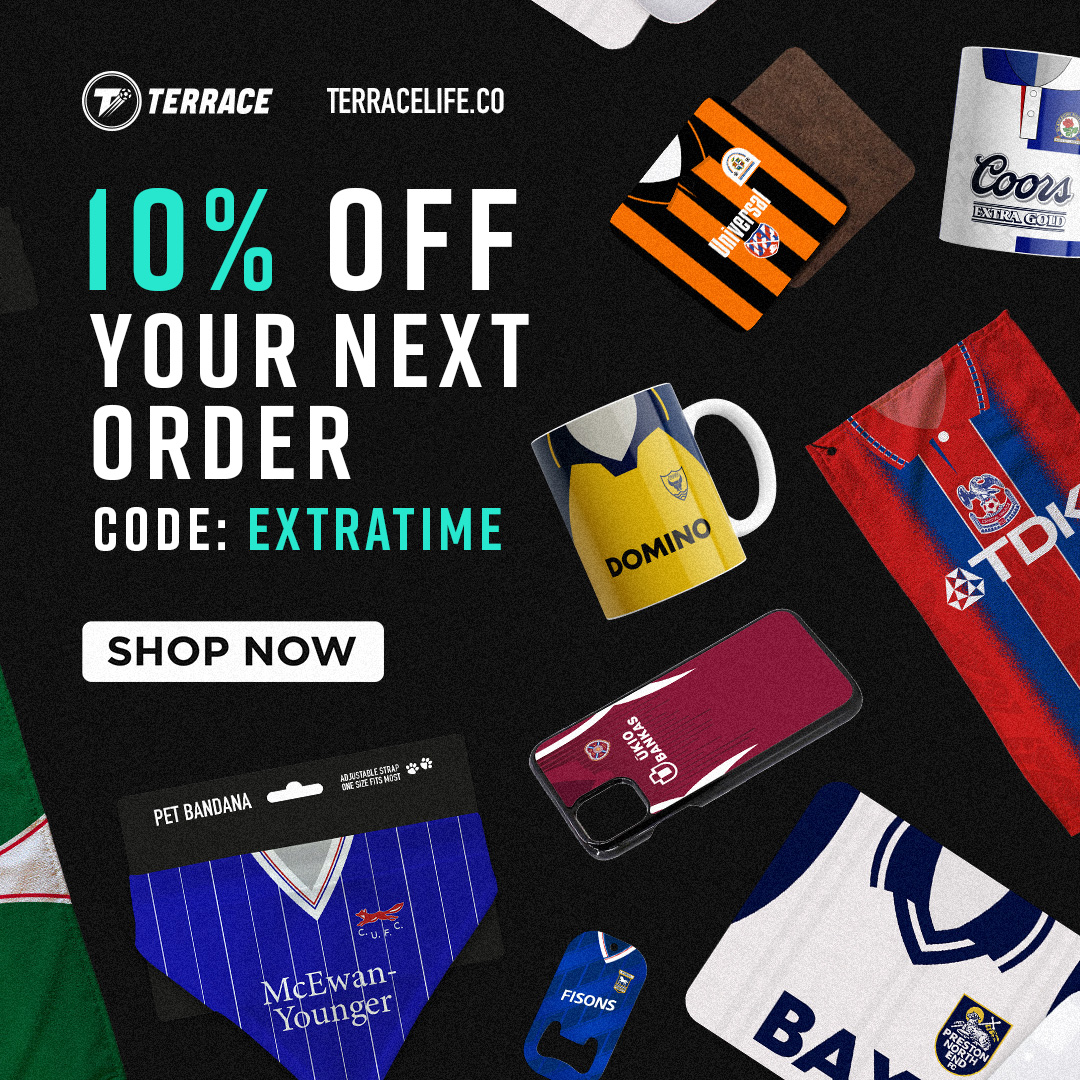 Take 10% off your entire order right now at terracelife.co! From retro to fan culture, search your club and fall in love...